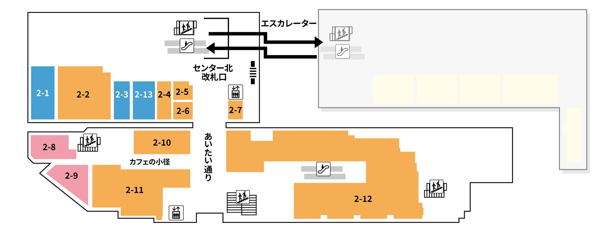 2のフロアマップ